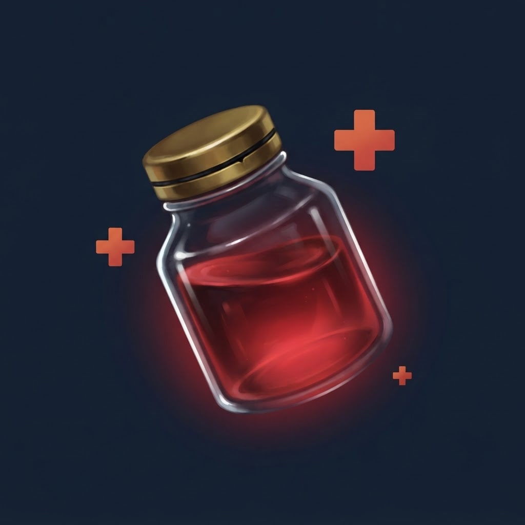 Image: A single game inventory item icon on a flat DARK N
