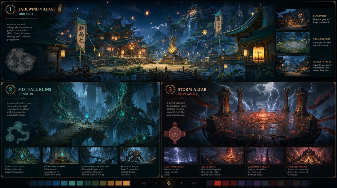 Jadewind Realm Environment Key Art