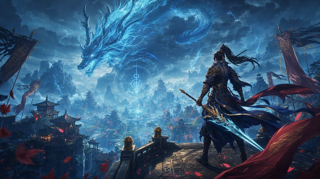 Azure Spear Chapter Splash Art