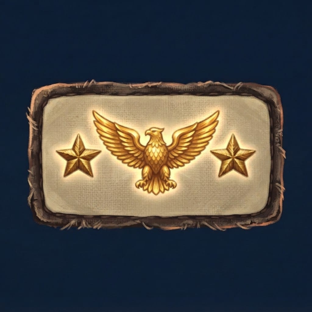 Image: Keep this exact rank patch: identical landscape re