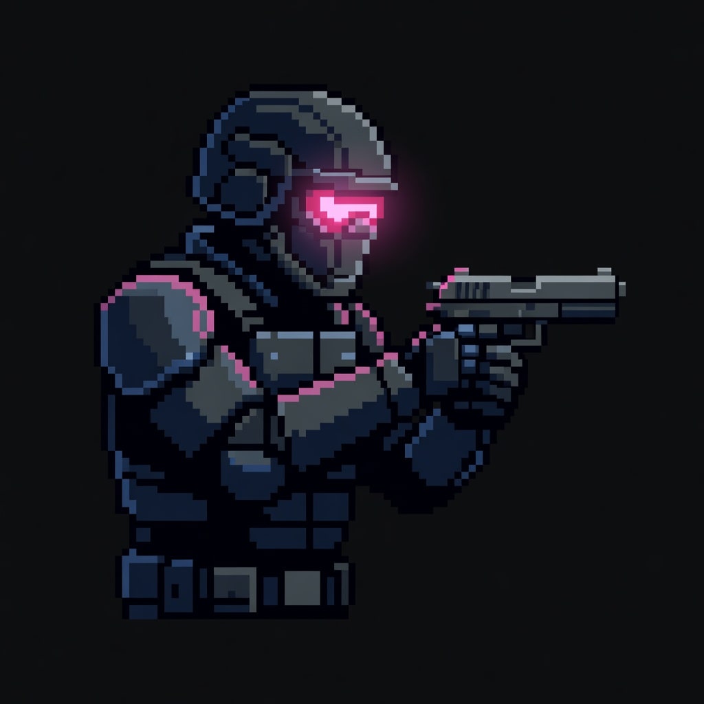 Enemy Operative Aiming Stance