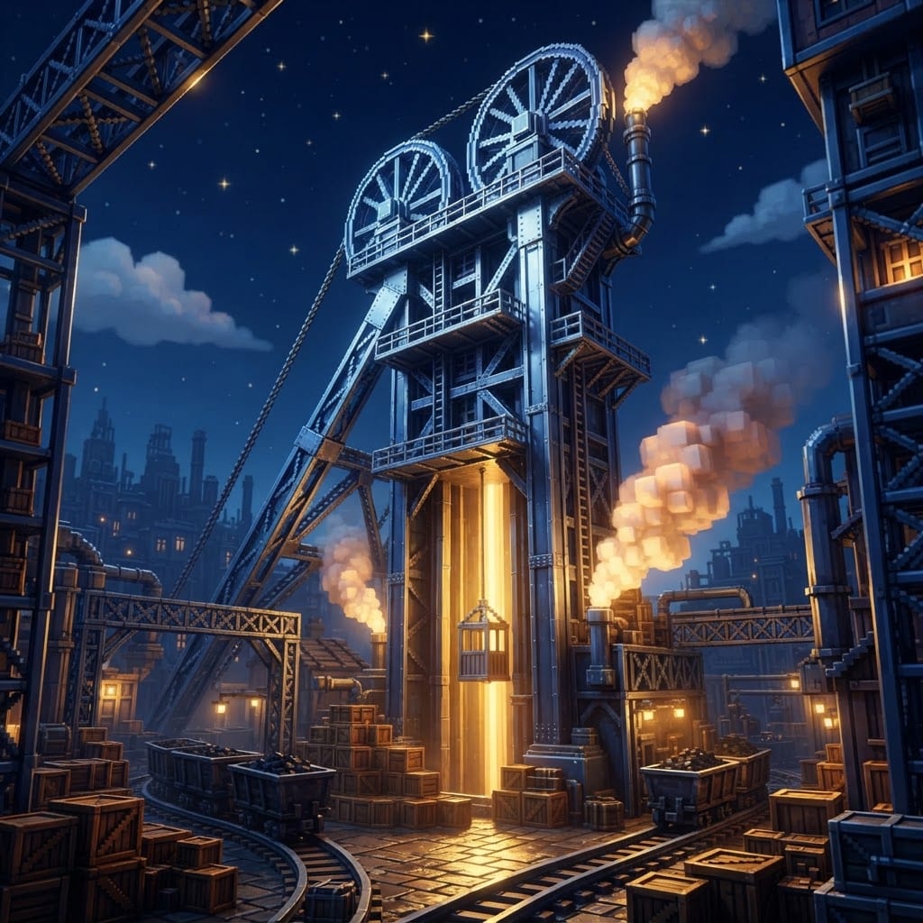 Image: Premium hand-painted game key art in the Brick-For