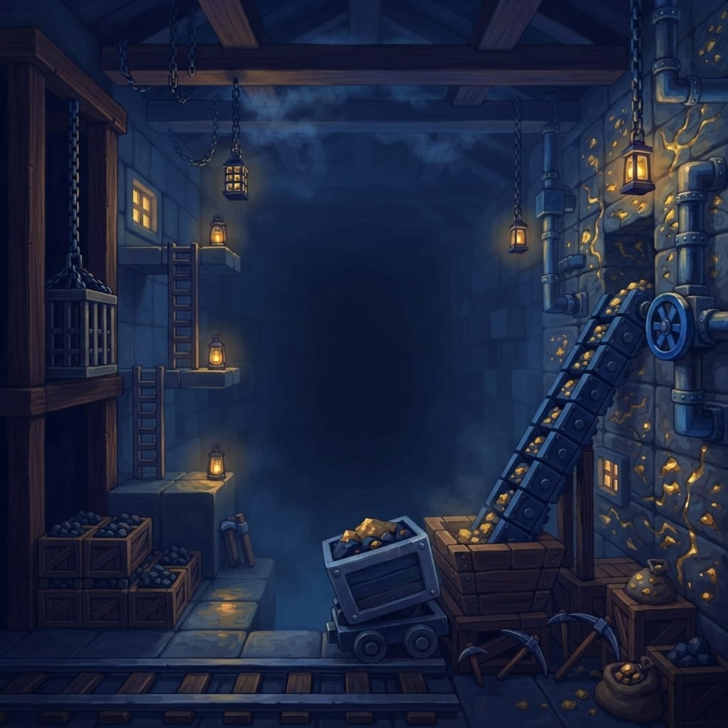 Image: Painted key art in the Brick-Force style of this r