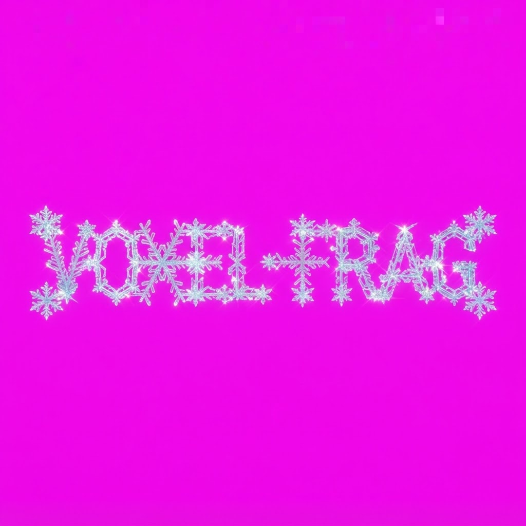 Image: A logo built from SNOWFLAKE FILIGREE, centered, fi