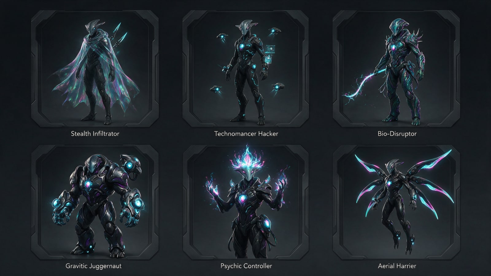 Mahoutsuki Invasion Classes Concept Sheet