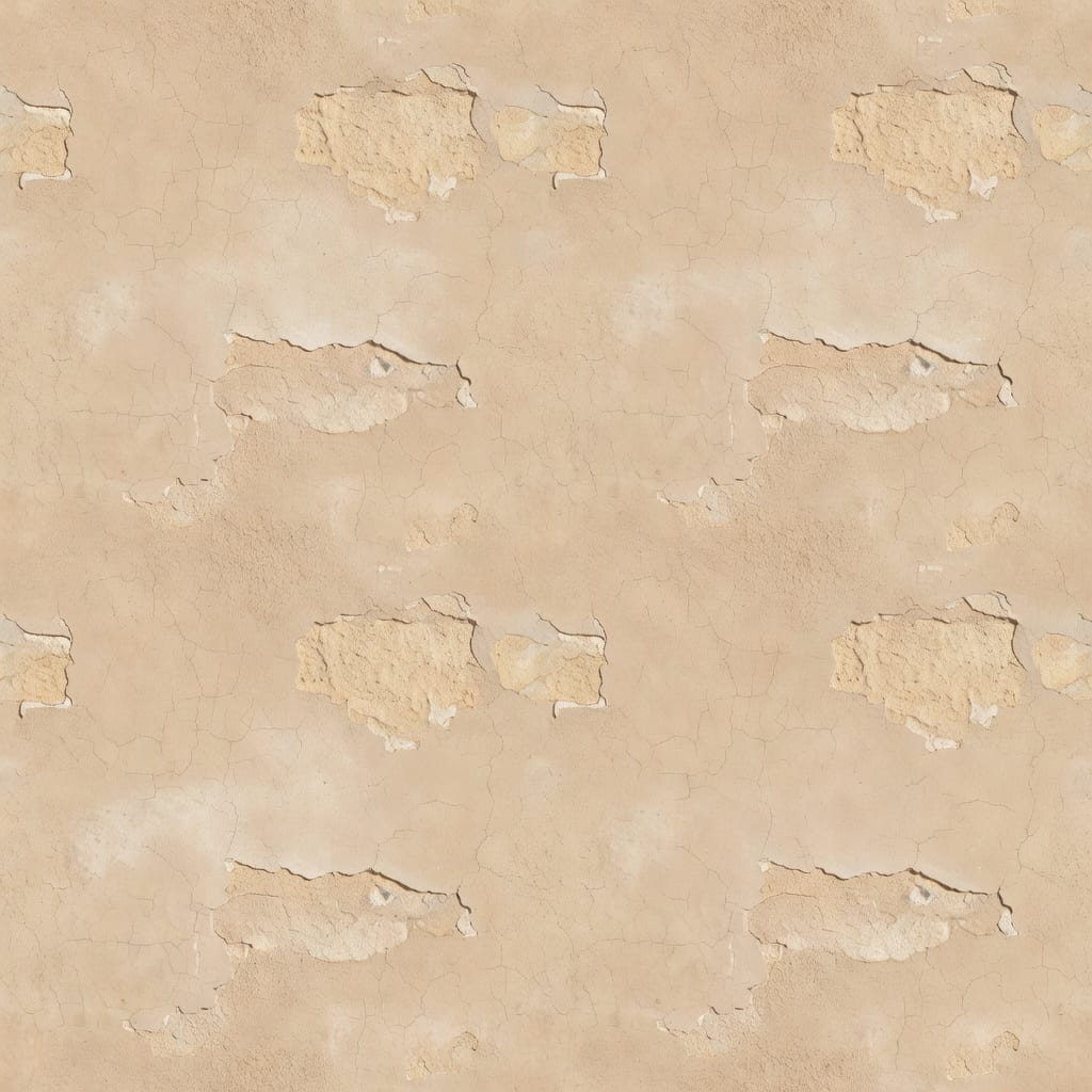 Sun-Bleached Desert Stucco Wall
