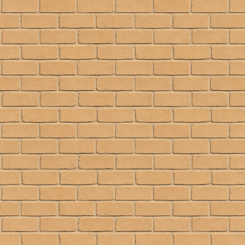 Ochre Sandstone Brick Wall