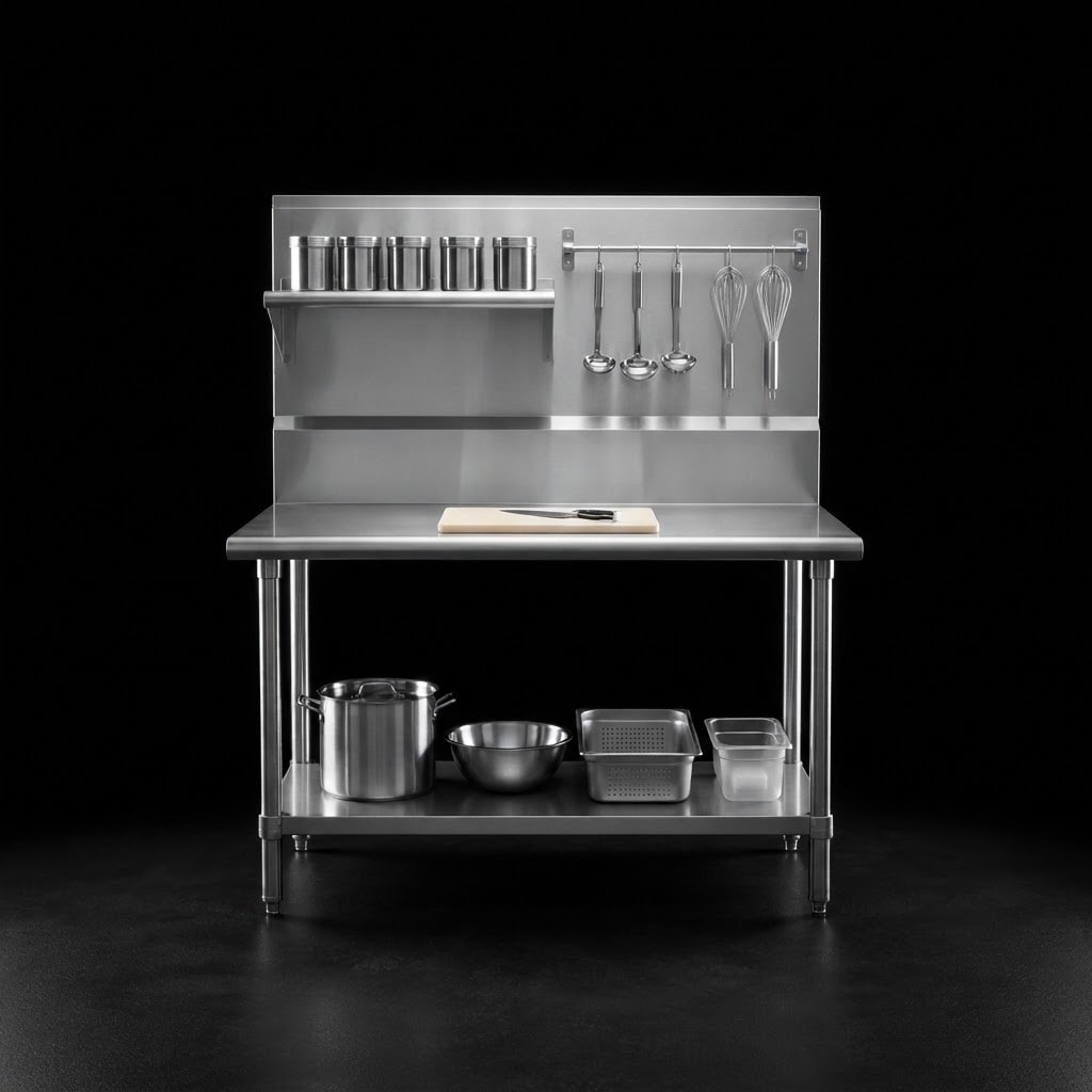Image: Product photograph of a compact commercial kitchen