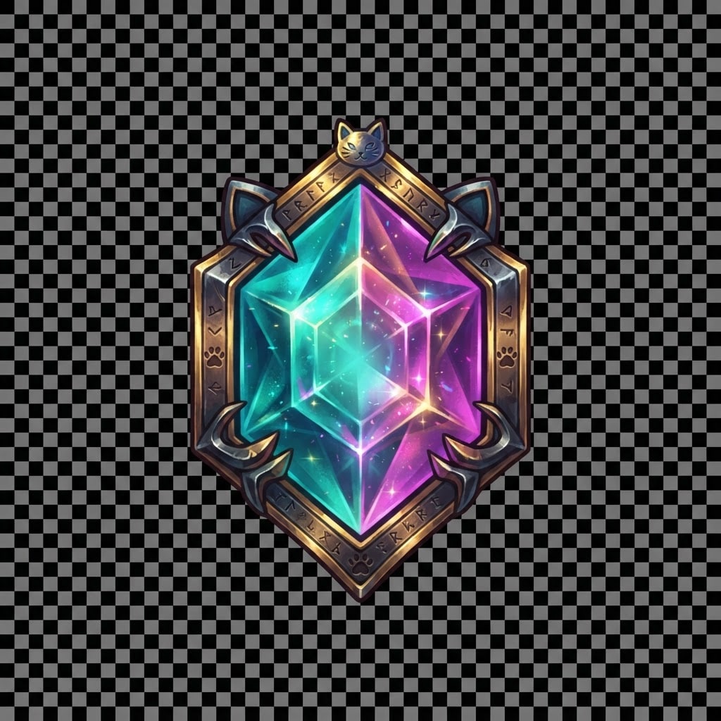 Image: Single Prism Focus gem relic game icon for cat her