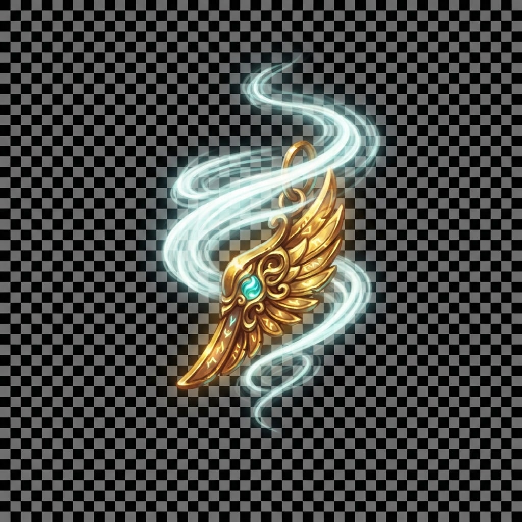 Image: Single Updraft Charm wind relic game icon for fox