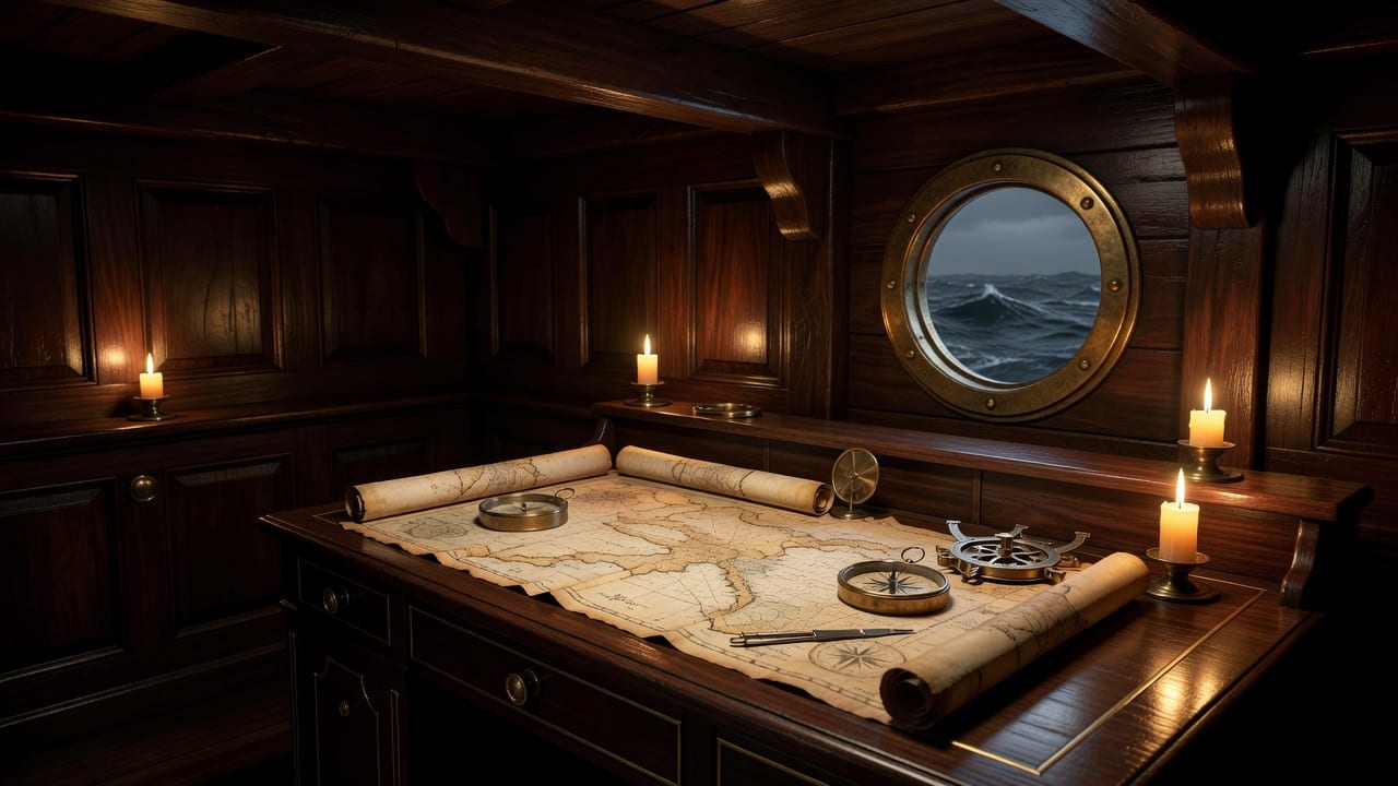 Character Creation Background - Captain's Cabin