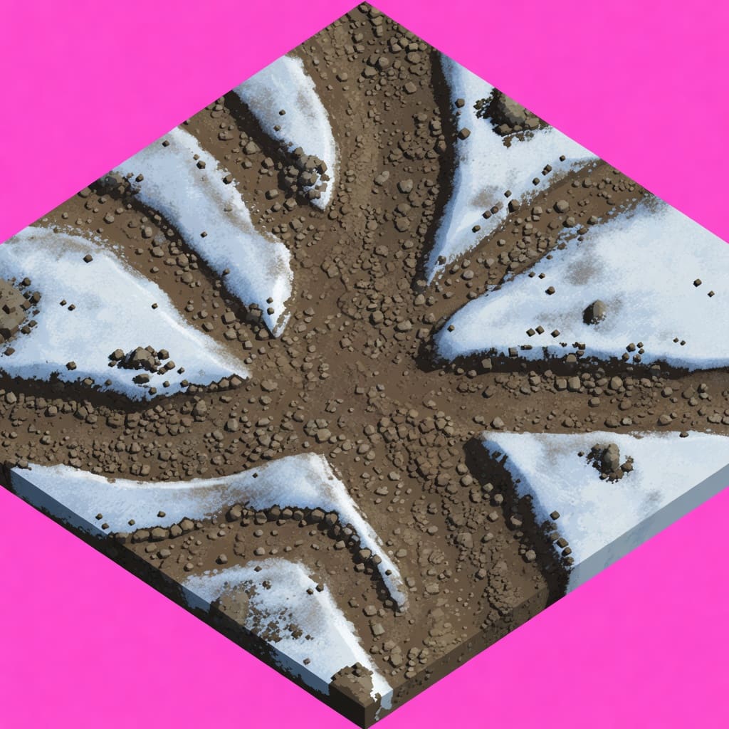 Road Path Tile - Dirt Stone