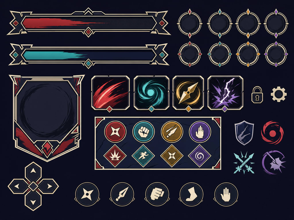 Ninja Skirmish UI Kit