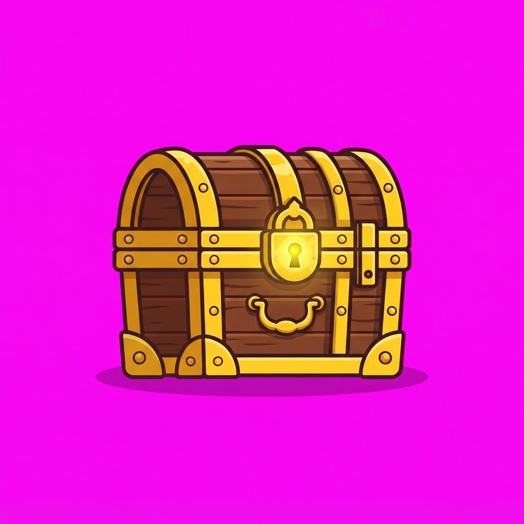 Image: Single isolated game app icon subject only: closed
