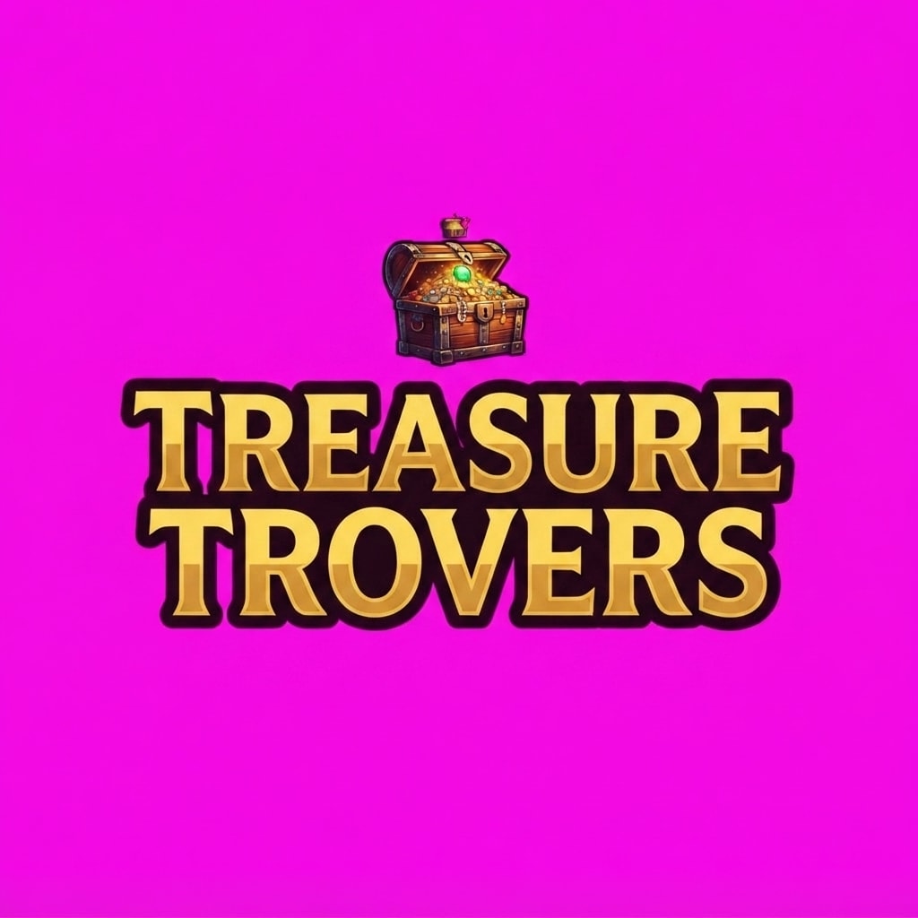 Image: Same Treasure Trovers logo family. Make the CHEST