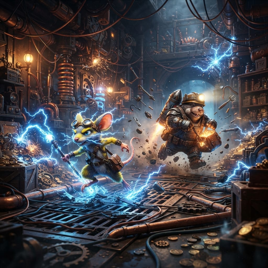 Image: Cinematic AAA Steam store key art, native widescre