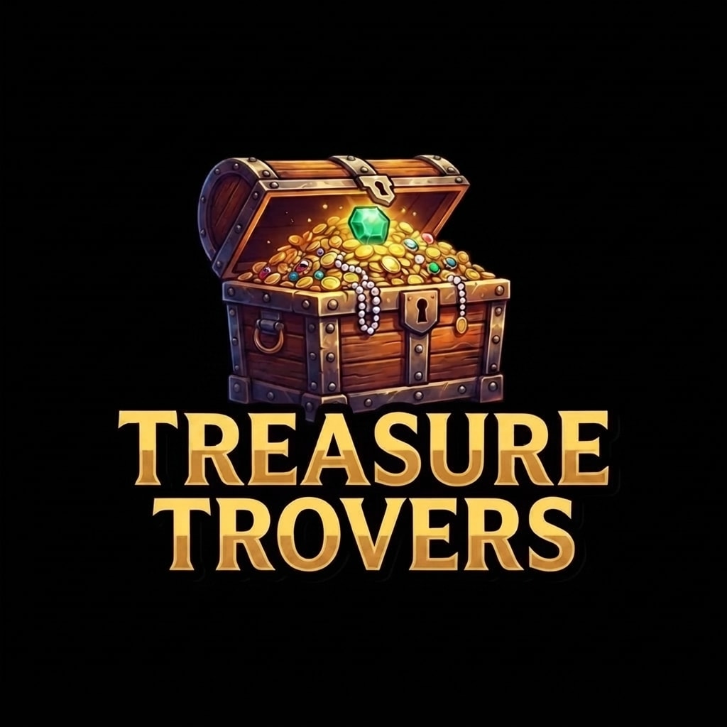 Image: Edit this exact same Treasure Trovers logo. Keep I