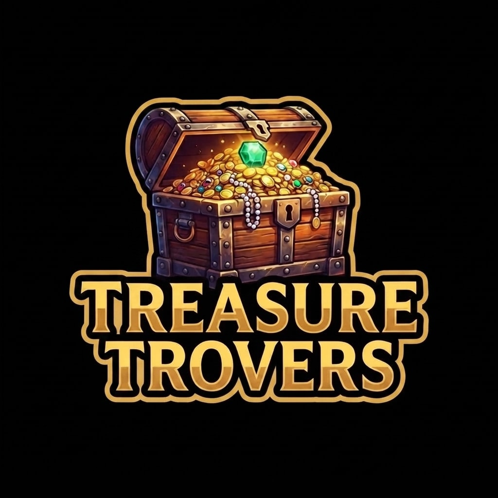 Image: Edit this exact same Treasure Trovers logo. Keep I