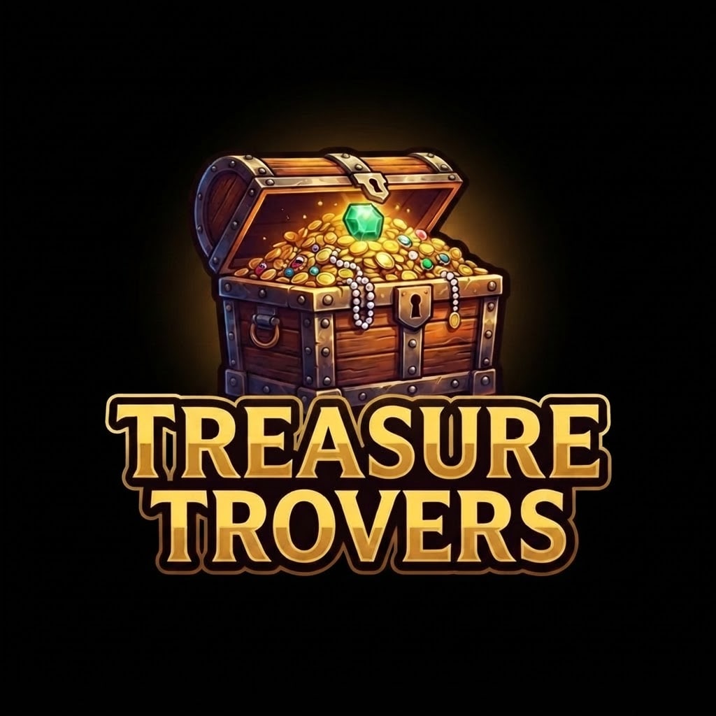 Image: Edit this exact same Treasure Trovers logo. Keep I