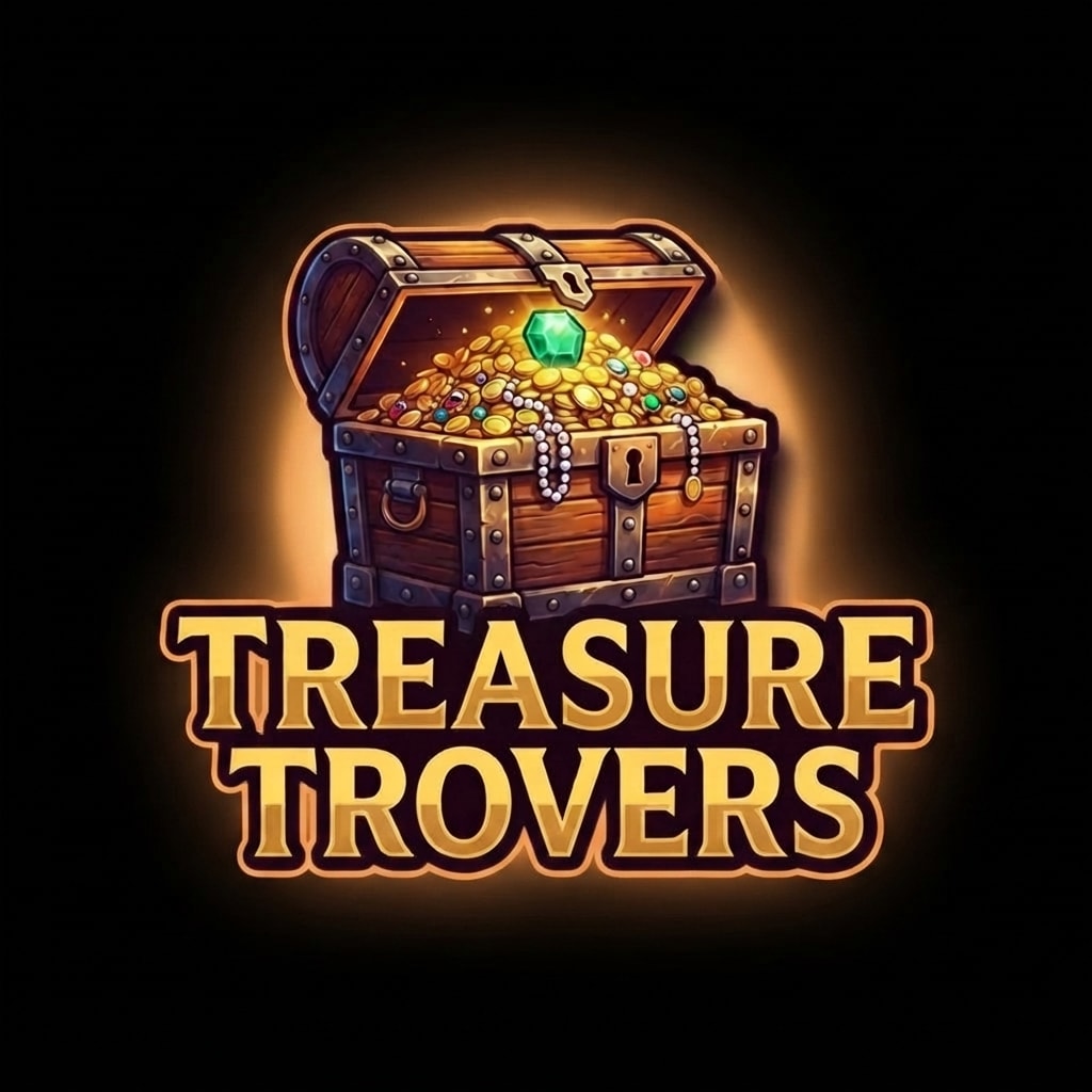 Image: Edit this exact same Treasure Trovers logo. Keep I