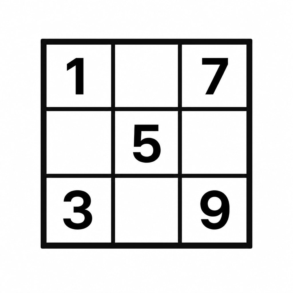 Custom Sudoku 3x3 Logo