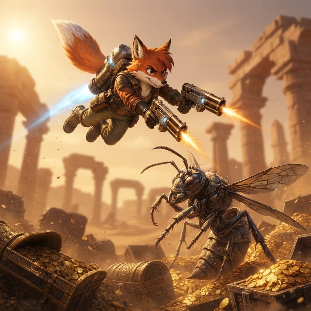 Image: Create a BRAND NEW cinematic 16:9 game key art in