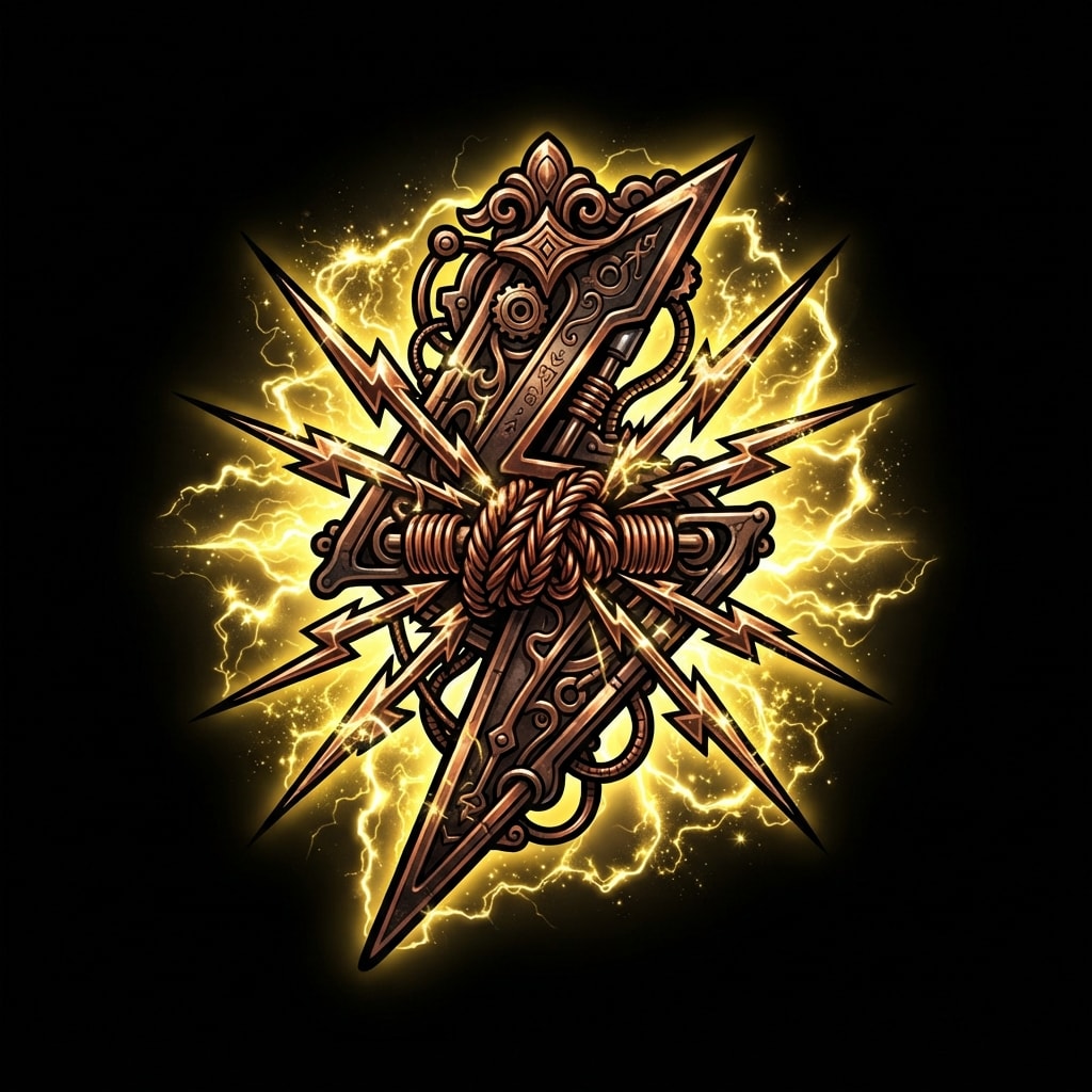 Image: Legendary game inventory icon 1024x1024. Copper st