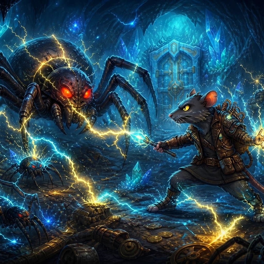 Image: Remake this EXACT same scene and composition as th
