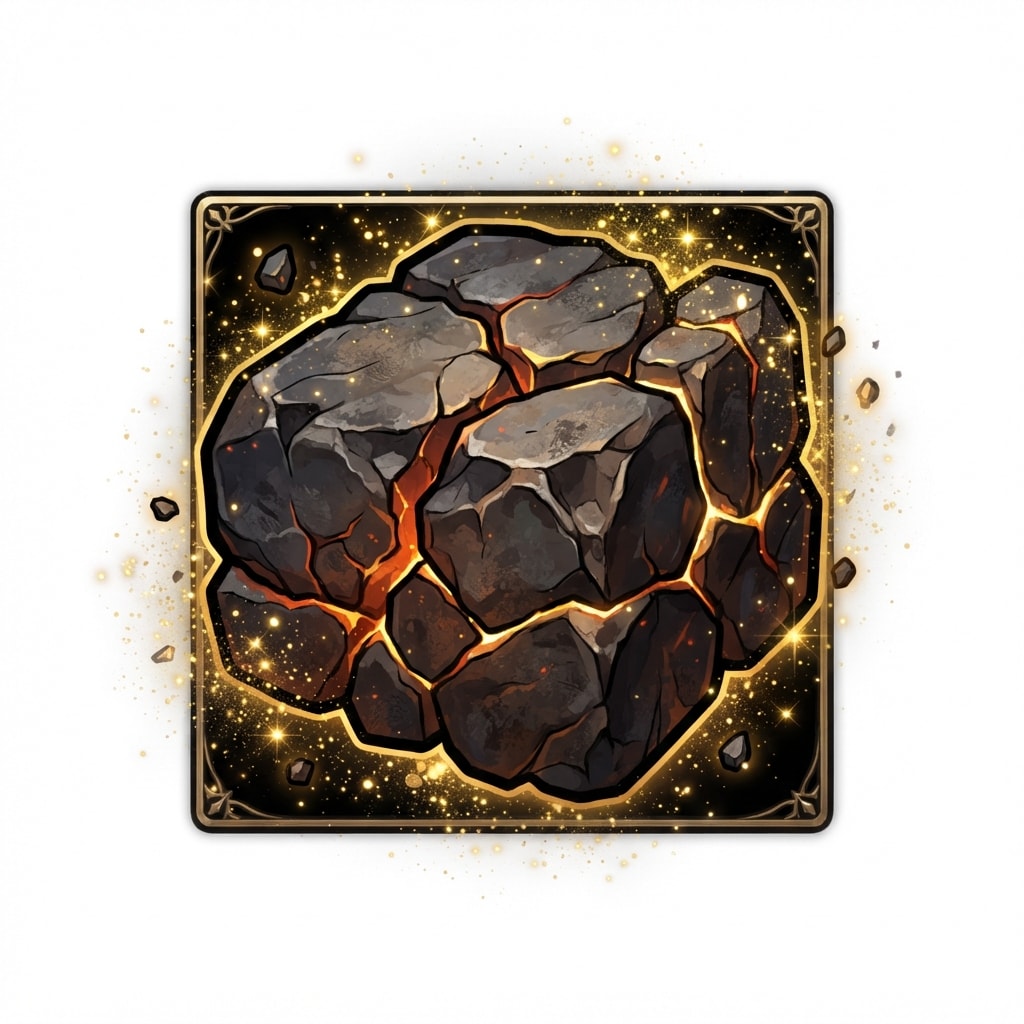 Image: Legendary game inventory icon 1024x1024. Breakable