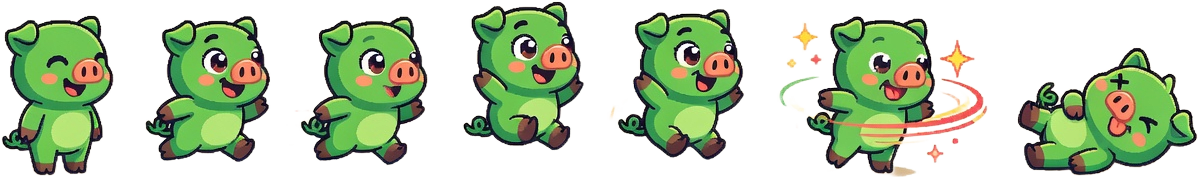 Porcão - Sprite Sheet