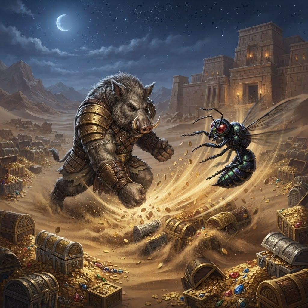 Image: NEW cinematic 16:9 treasure-raid key art ultra-cle