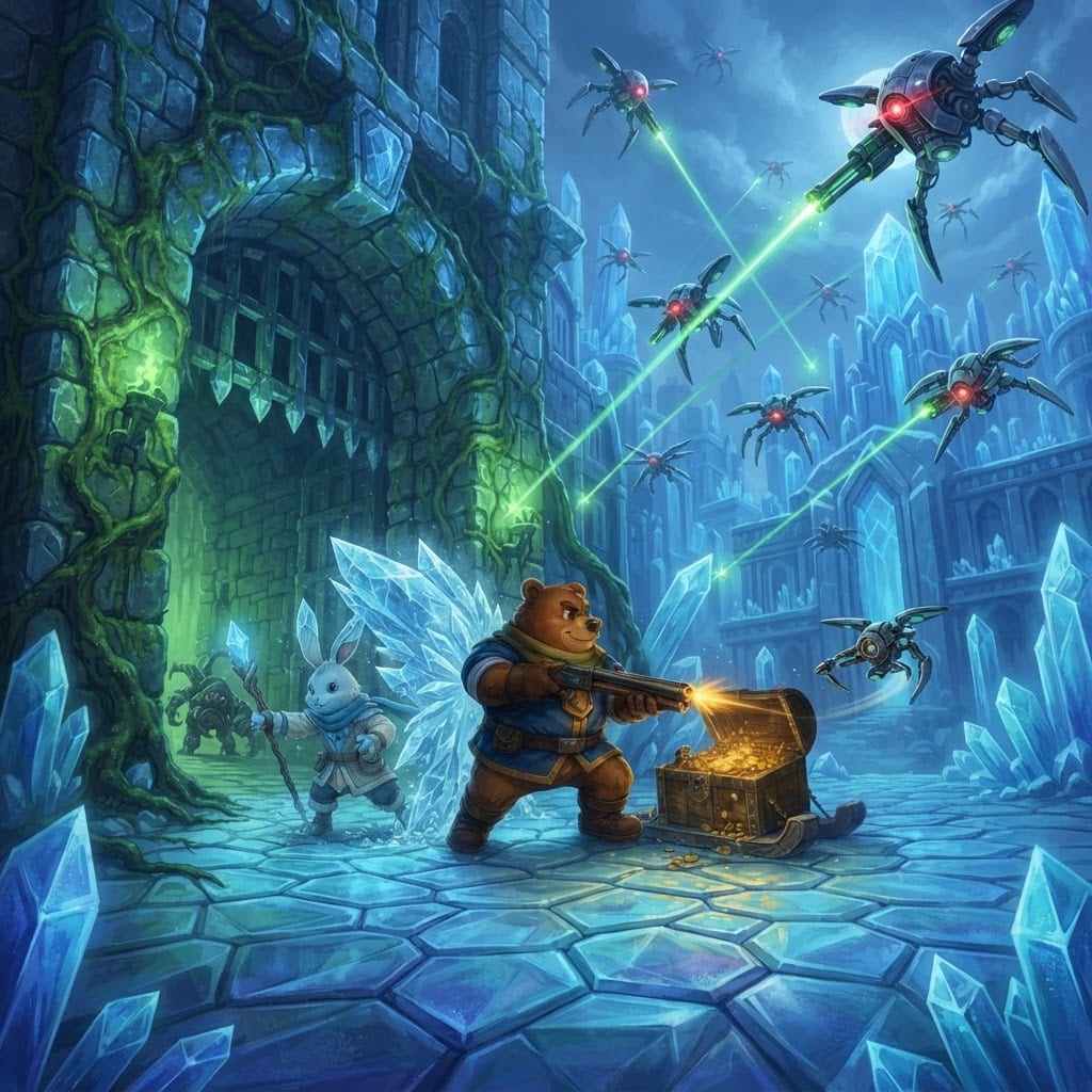 Image: NEW cinematic 16:9 treasure-raid key art ultra-cle