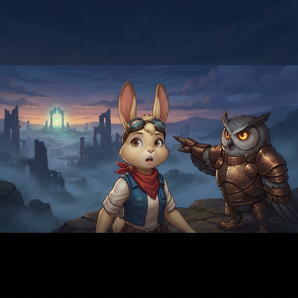 Image: Treasure Trovers cinematic key art, native 16:9 la