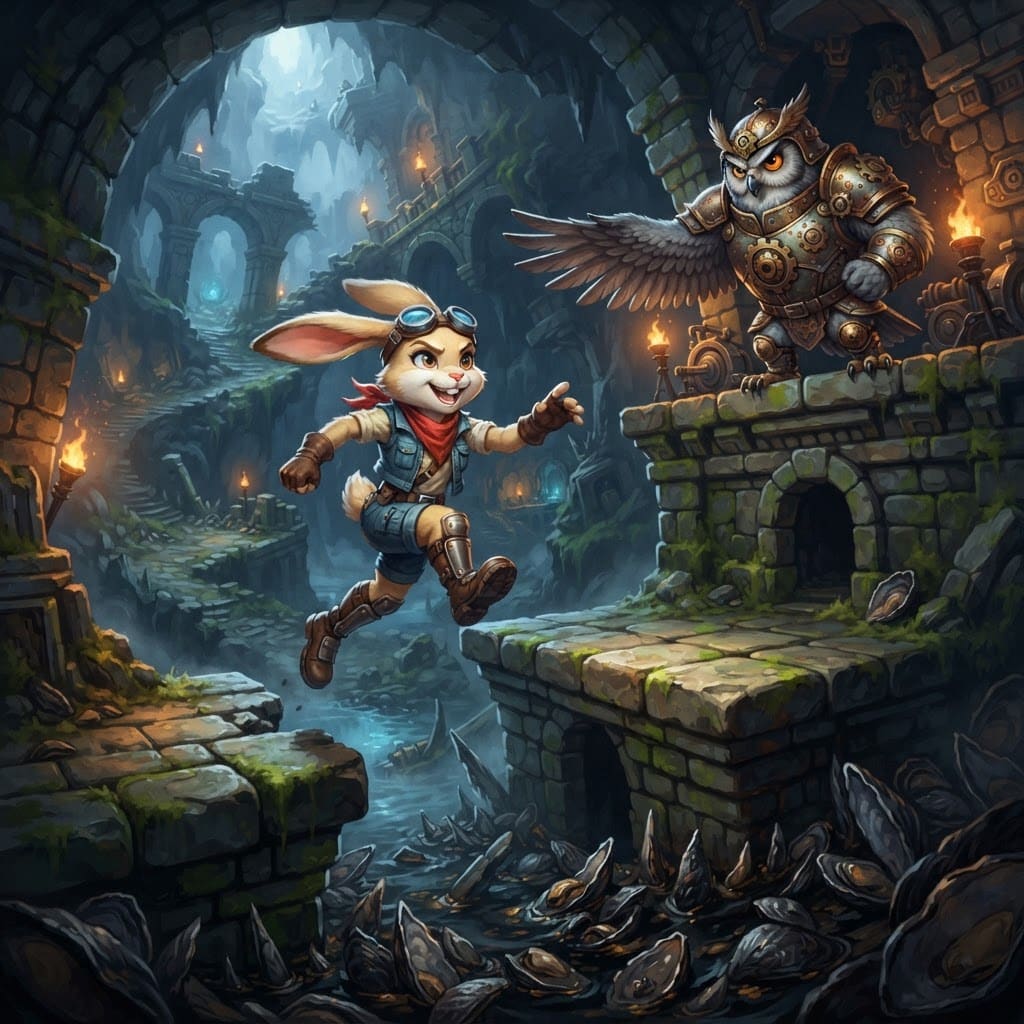Image: Treasure Trovers cinematic key art, native 16:9 la