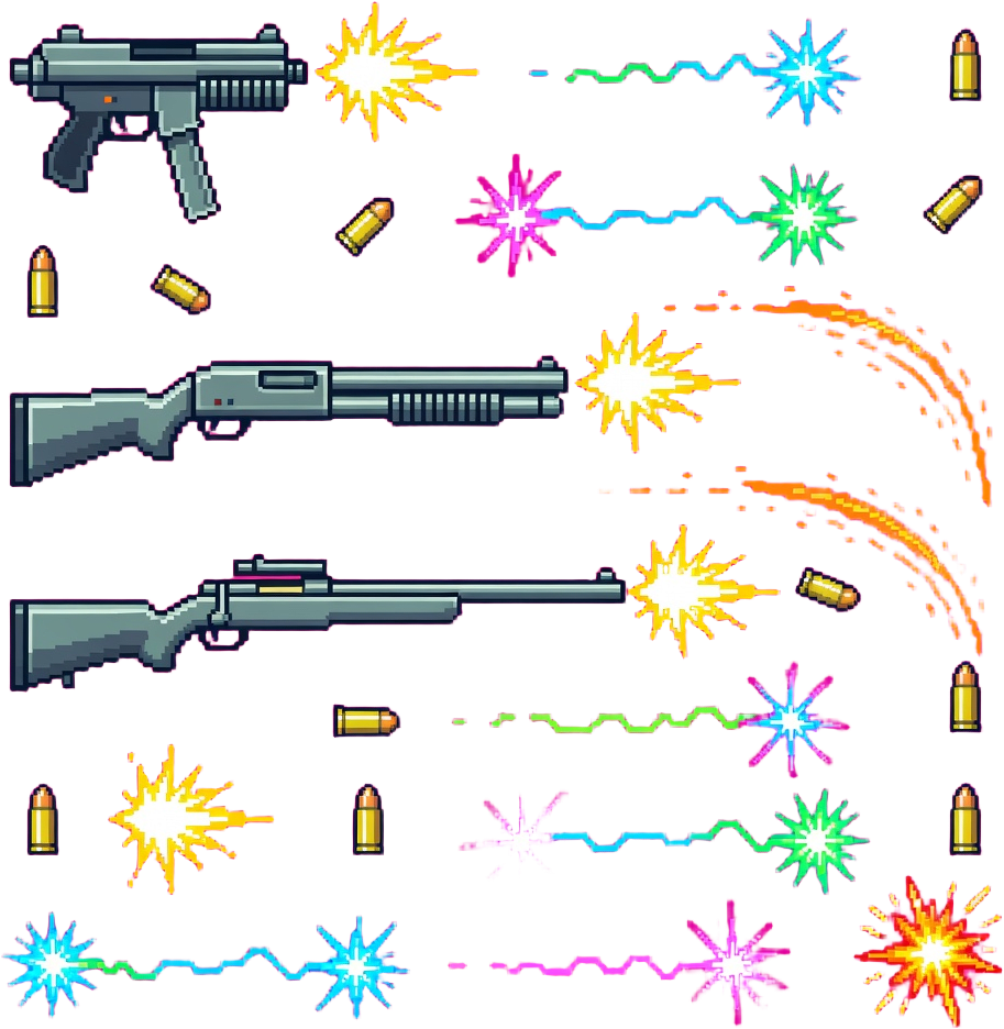 Neon Arsenal and VFX Pixel Pack