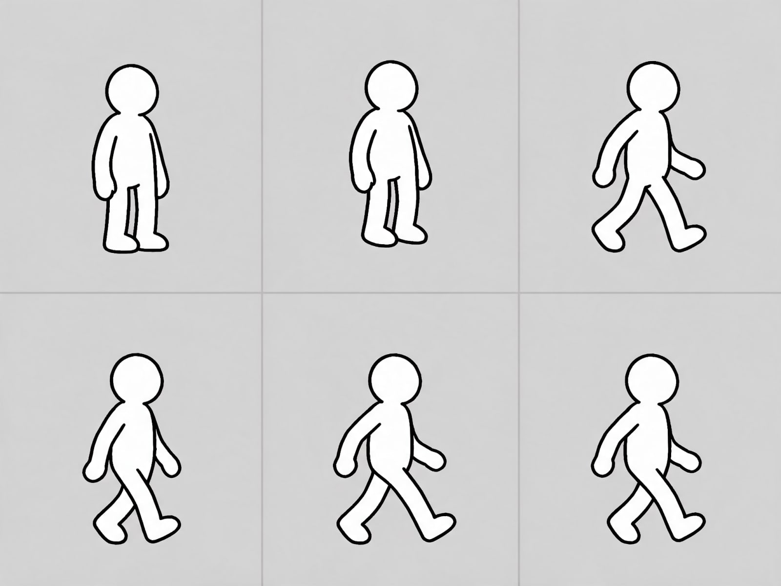 Placeholder Player Sprite Sheet (6 frames)