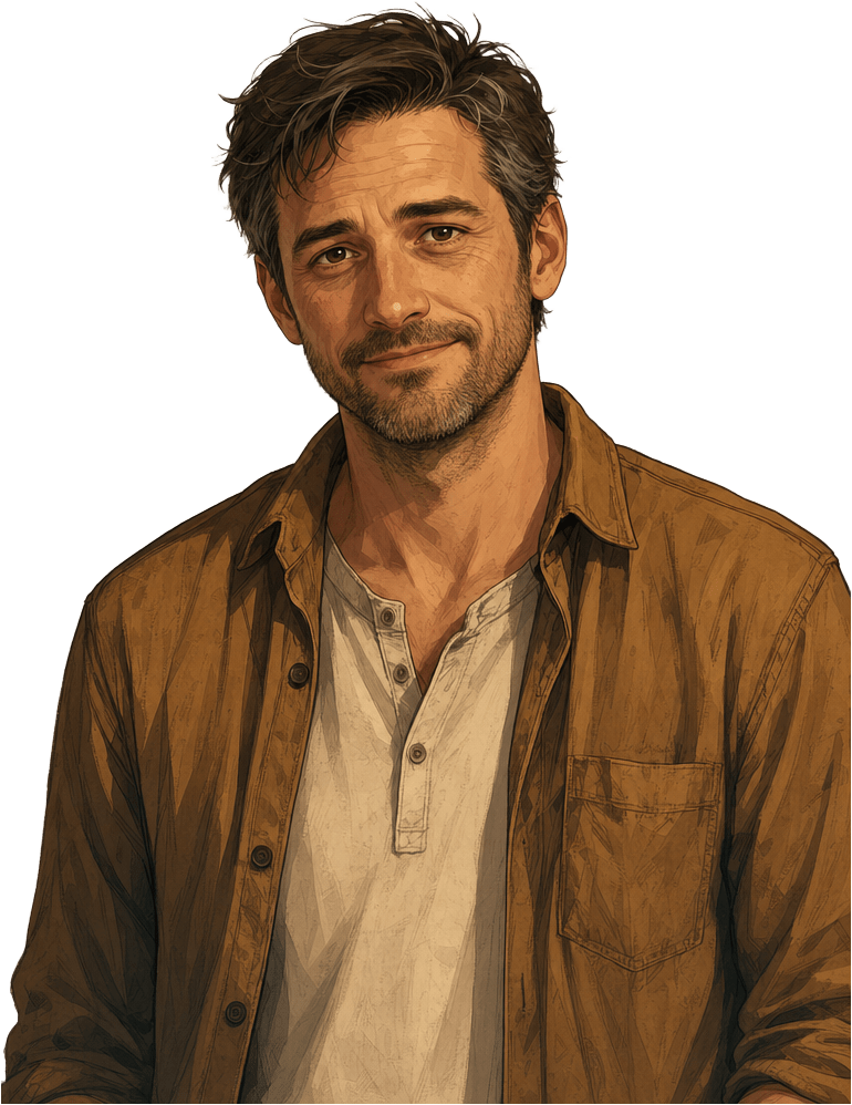 Bespuoke Tired Father Visual Novel Avatar