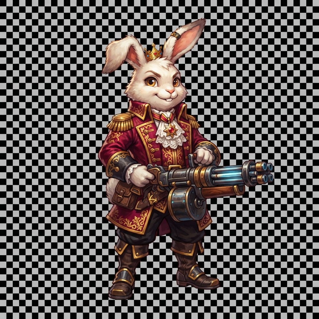 Image: Treasure Trovers Bunny Blaster ROYAL outfit skin i