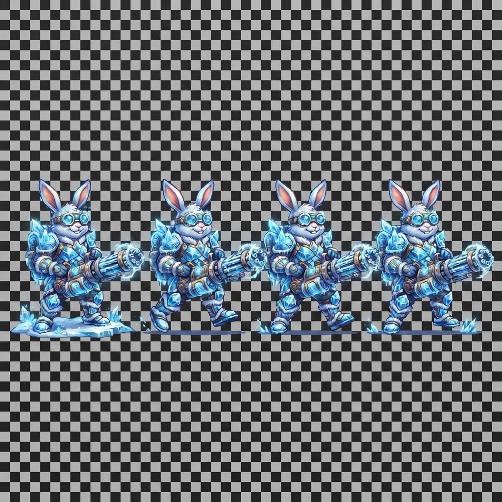 Image: Same ice-armor Bunny Blaster as reference. Horizon
