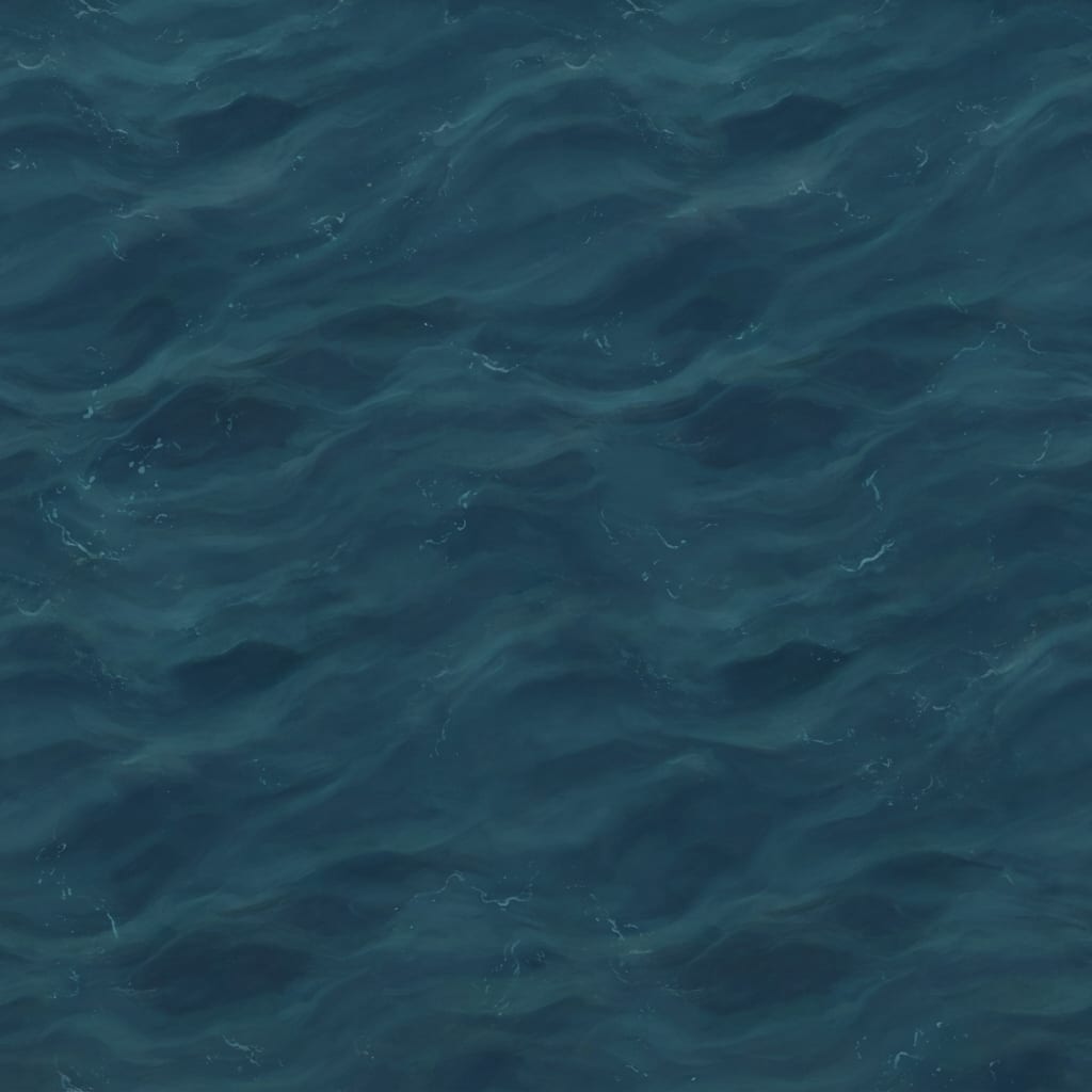 Image: Seamless tileable top-down water texture of deep s
