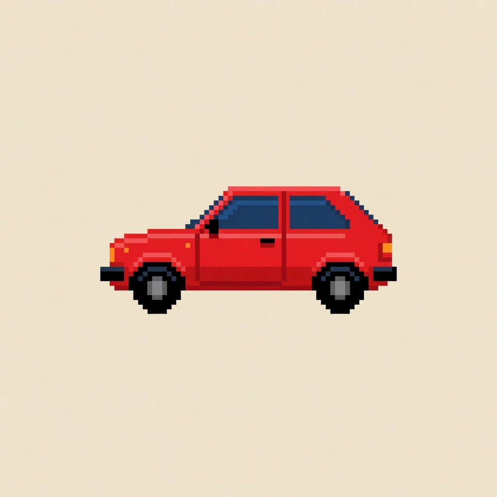 Carro Pixel Art