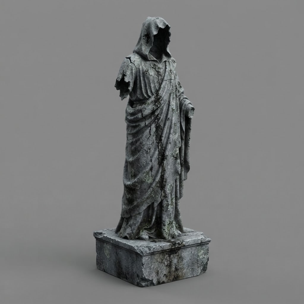 Image: A single isolated 3D game prop rendered on a plain