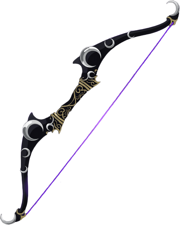 Shadow Moon Bow - Weapon Art
