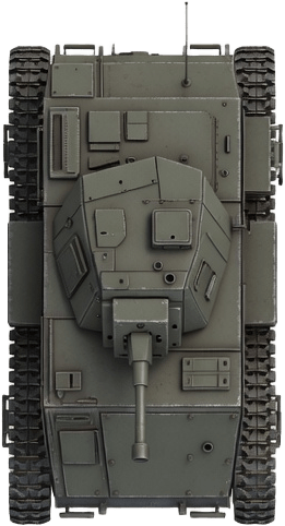 Top-Down Compact Tactical Military Vehicle Sprite