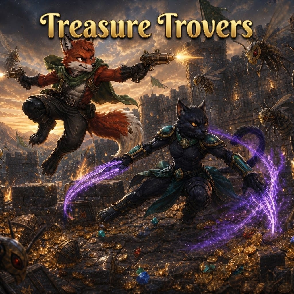 Image: Enhance this Treasure Trovers game key art to ultr
