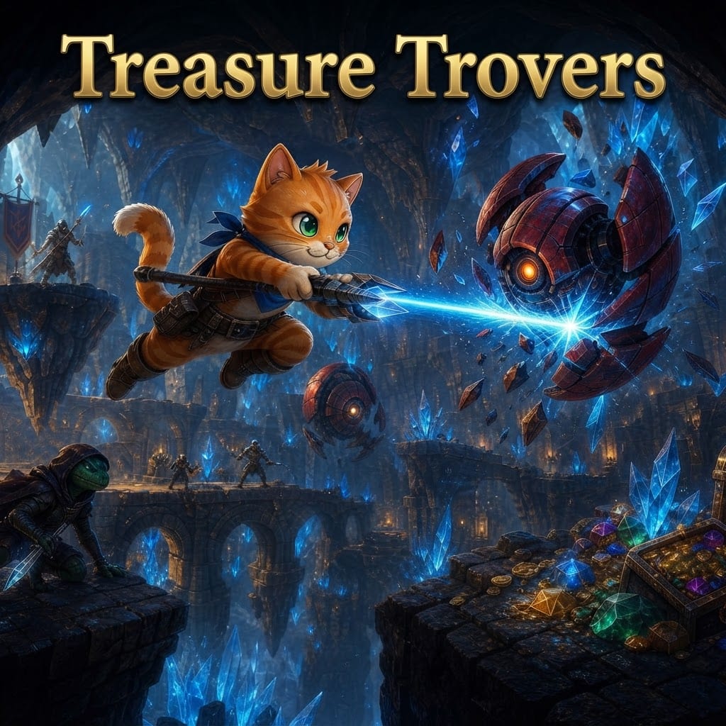 Image: Enhance this Treasure Trovers game key art to ultr