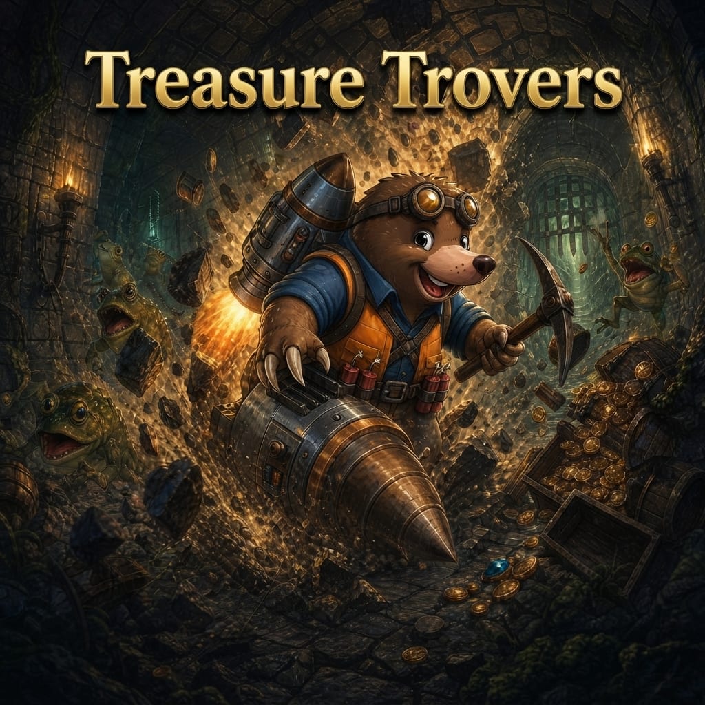 Image: Enhance this Treasure Trovers game key art to ultr