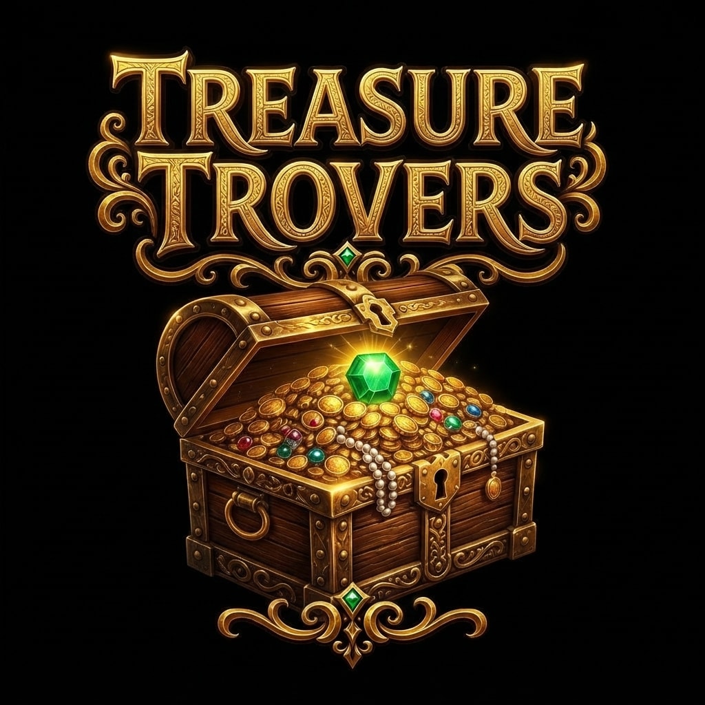 Image: Remake this Treasure Trovers branding logo as a la