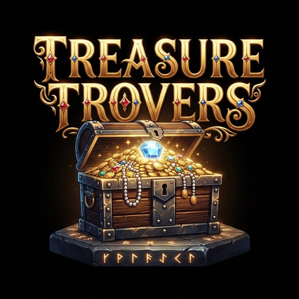 Image: Remake this Treasure Trovers branding logo as a la