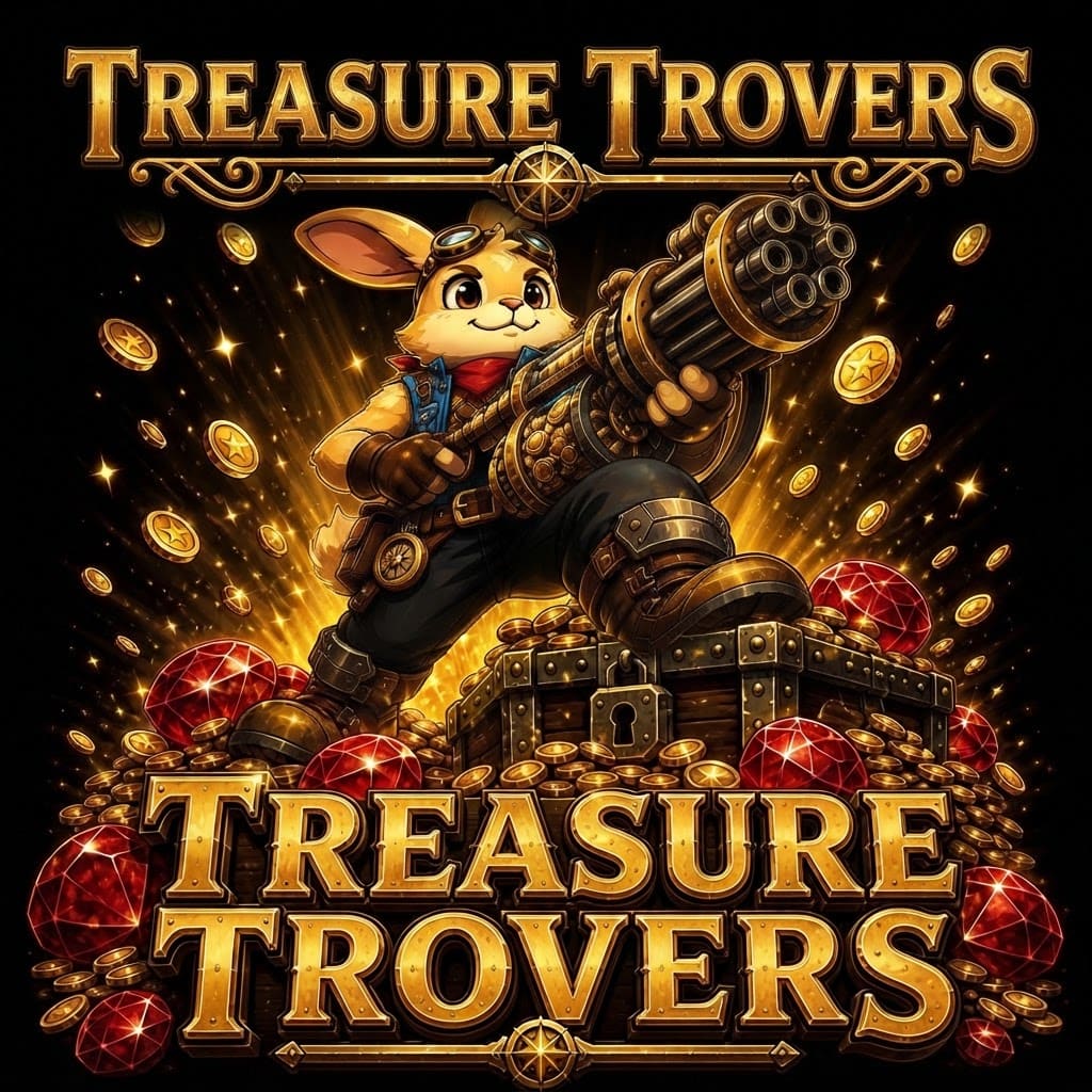 Image: Remake this Treasure Trovers branding logo as a la